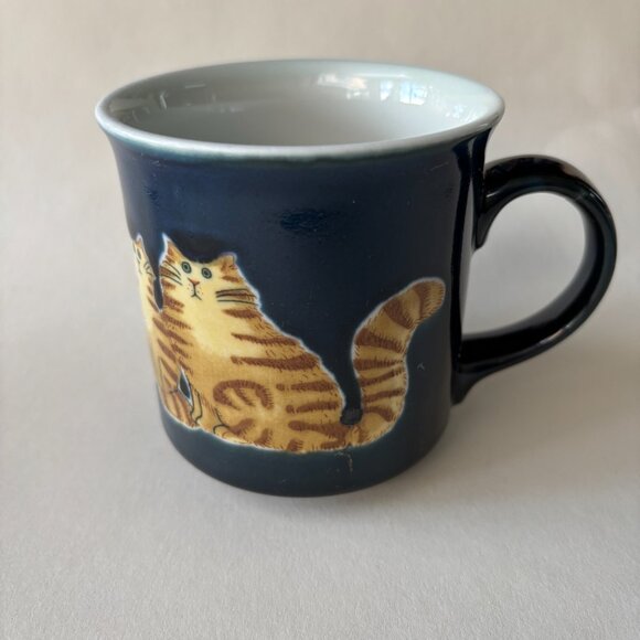 Vintage Otagiri Fluffy Tabby Cats Mug - Picture 2 of 10